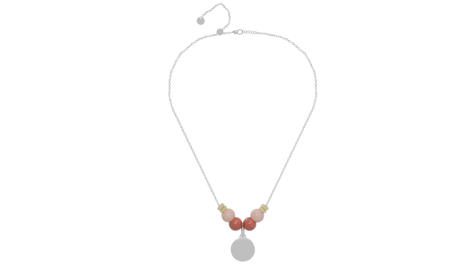 Stylish Beaded Necklace 3D Model - Professional 3D Model Render 5