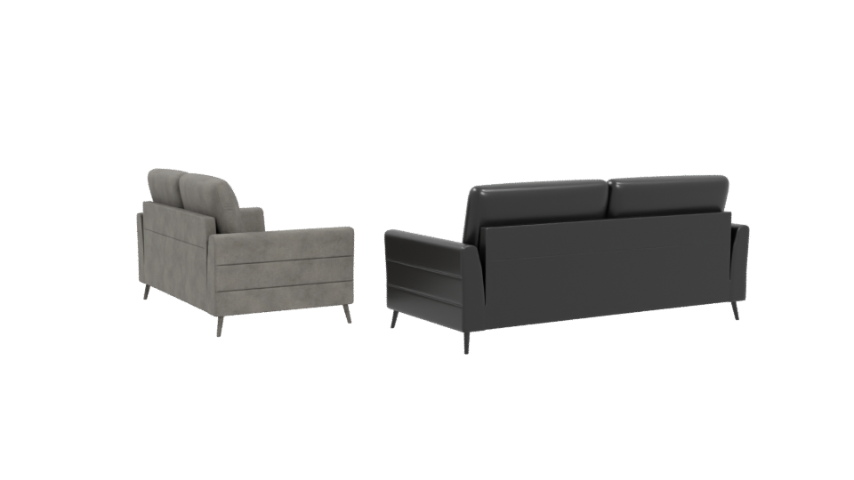 Stylish Modular Sofa Set 3D - Professional 3D Model Render 4