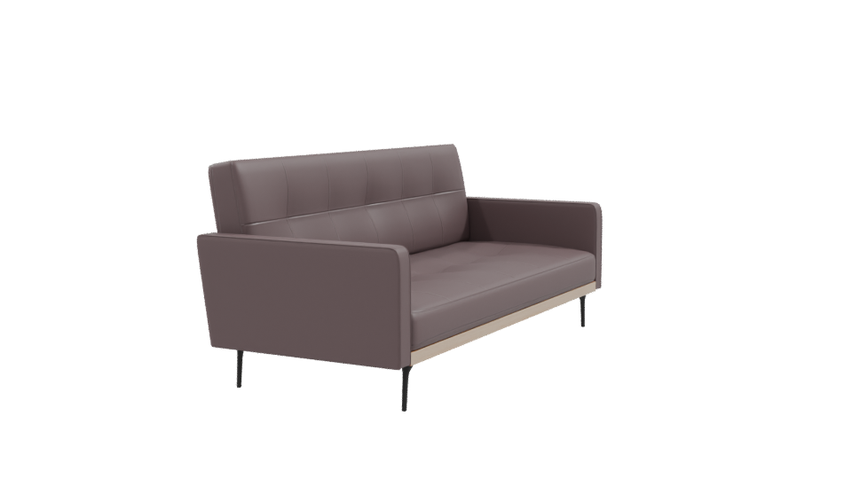 Contemporary Upholstered Sofa 3D Model - Professional 3D Model Render 9