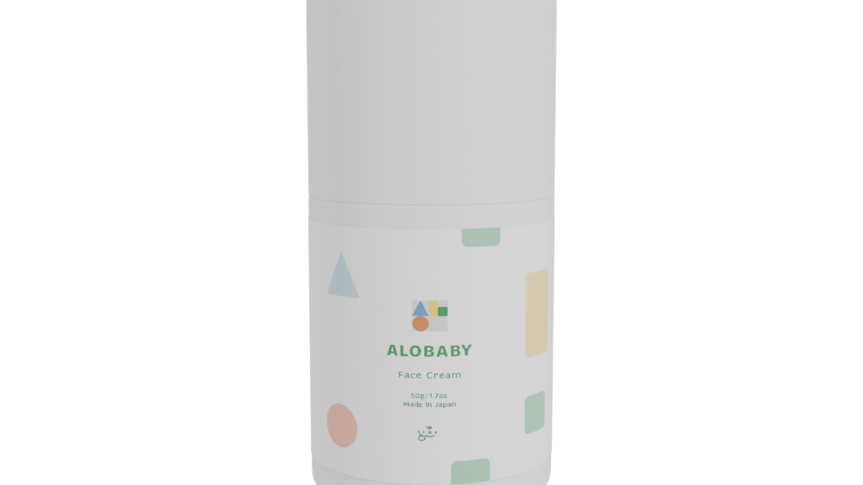 Stylish Face Cream Container 3D - Professional 3D Model Render 11