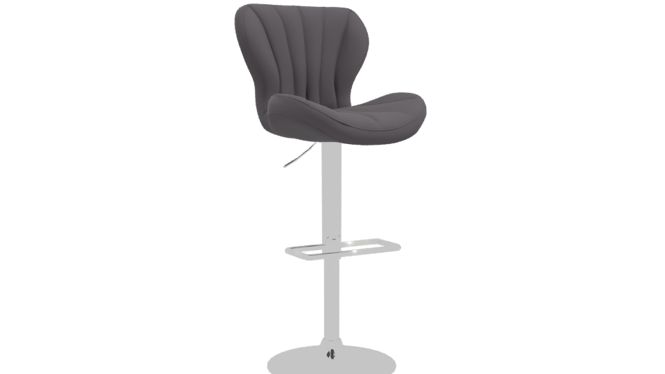 Stylish Modern Bar Stool 3D - Professional 3D Model Render 10