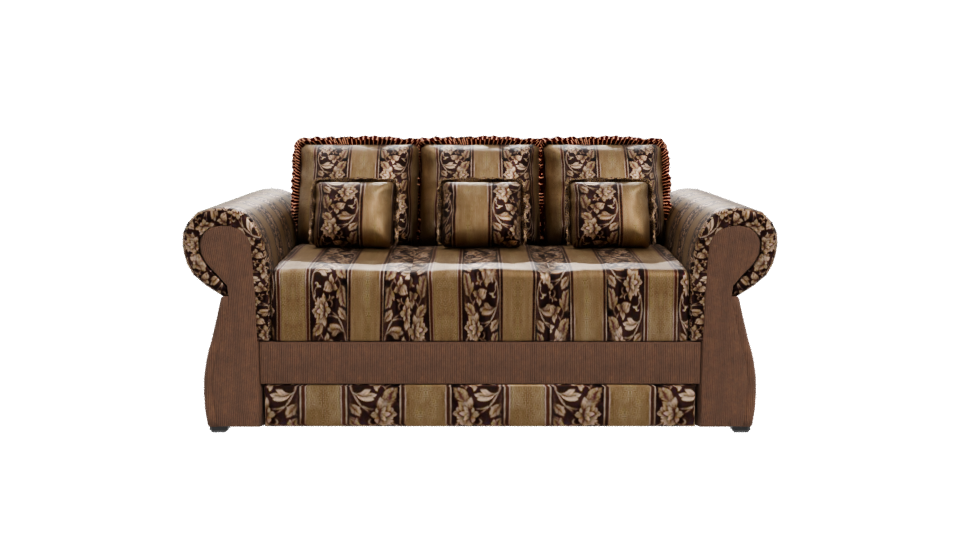 Stylish Vintage Sofa Model 3D - Professional 3D Model Render 11