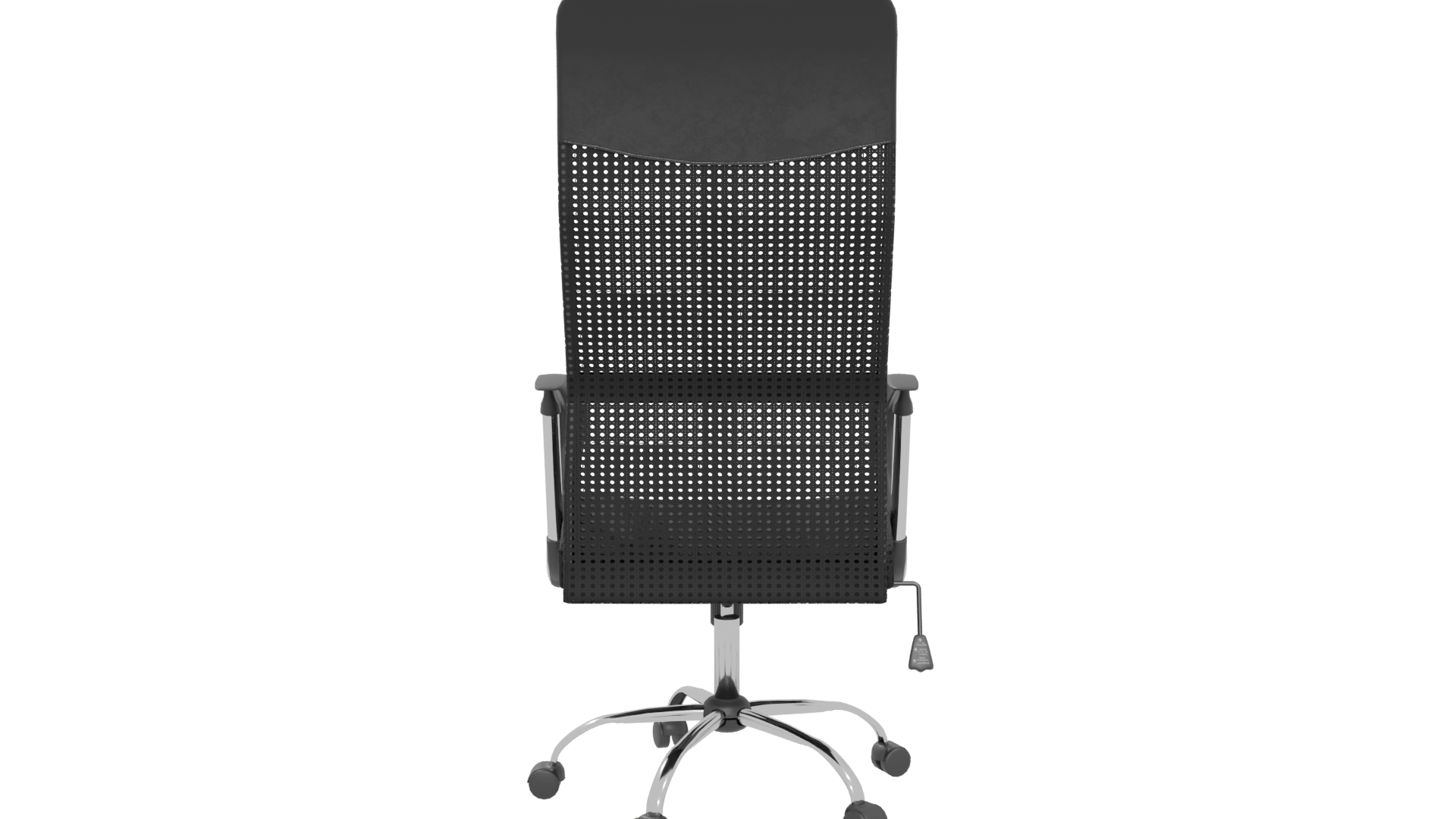 Sleek Modern Ergonomic Office Chair 3D Model - Professional 3D Model Render 5
