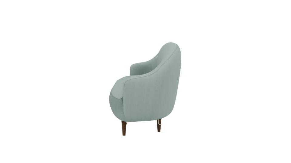 Stylish Modern Fabric Sofa 3D Model - Professional 3D Model Render 2