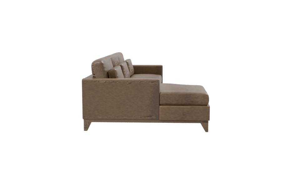 Left Sectional Sofa Lilyrose 3D - Professional 3D Model Render 8