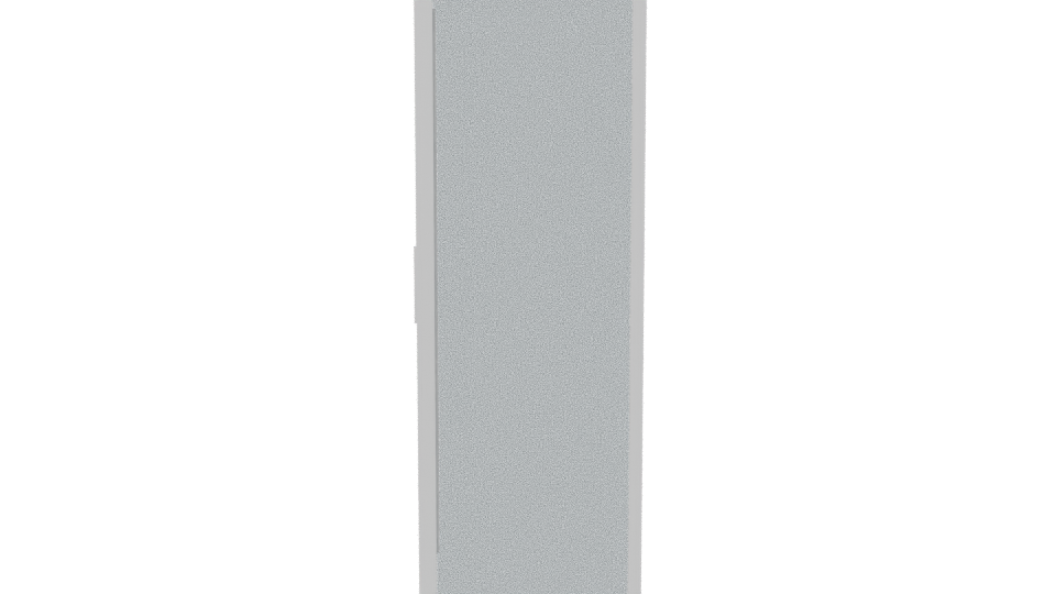 Stylish Glass Shower Door 3D - Professional 3D Model Render 2