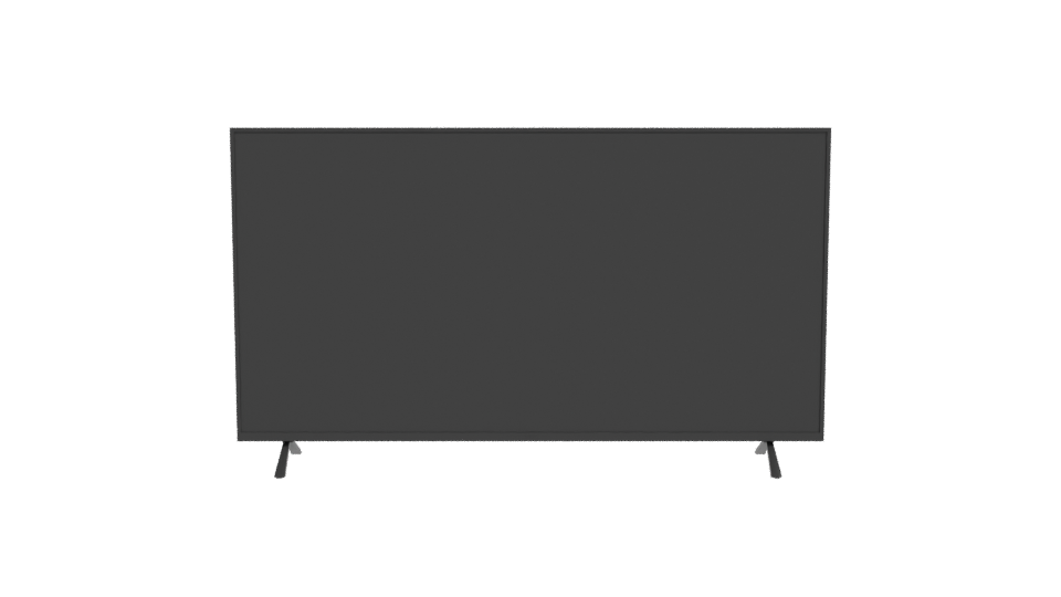 Sleek Modern Flat-Screen TV 3D Model - Professional 3D Model Render 11