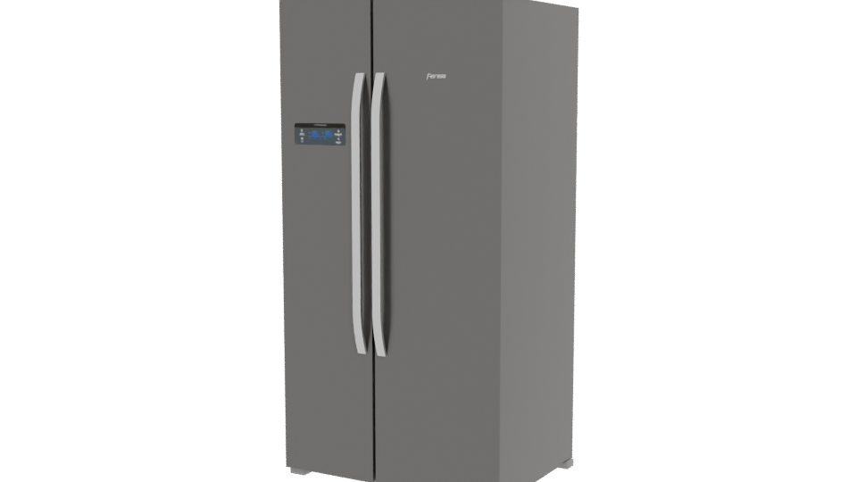 Sleek Modern Refrigerator 3D Model - Professional 3D Model Render 12