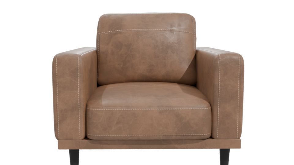 Stylish Modern Lounge Chair 3D - Professional 3D Model Render 11