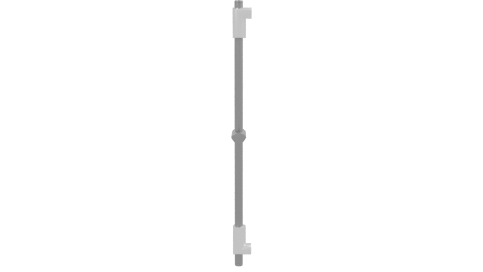 Stylish Minimalist Vertical Rod - Professional 3D Model Render 2