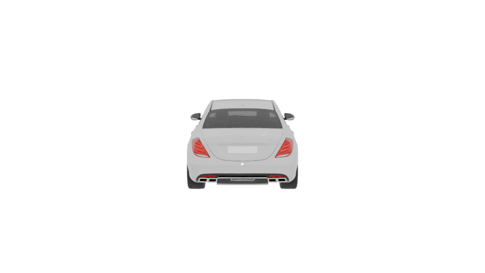 Sleek Luxury Sedan 3D Model - Professional 3D Model Render 5