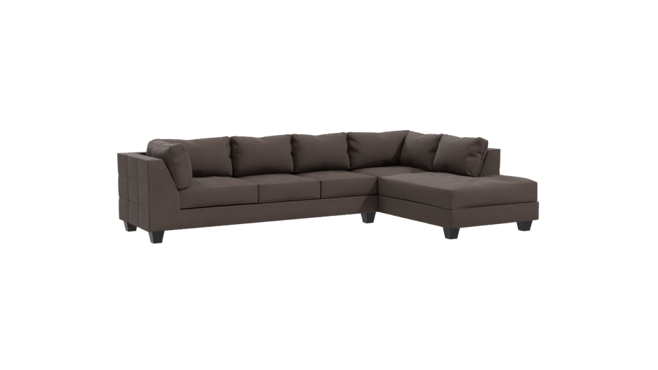 Modern Sectional Couch 3D Model - Professional 3D Model Render 10