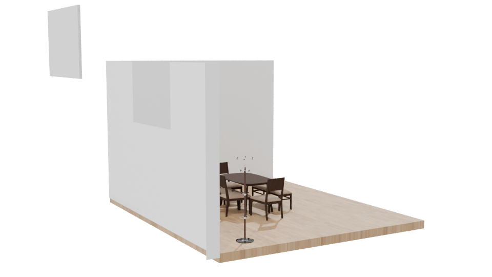 Stylish Dining Room Set 3D - Professional 3D Model Render 7