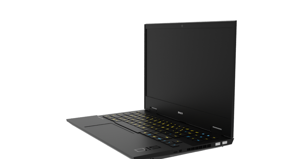 Modern Minimalist Laptop 3D Model - Professional 3D Model Render 13