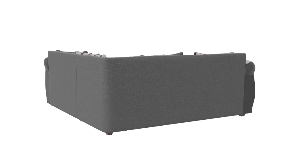 Contemporary Grey Sofa 3D Model - Professional 3D Model Render 7