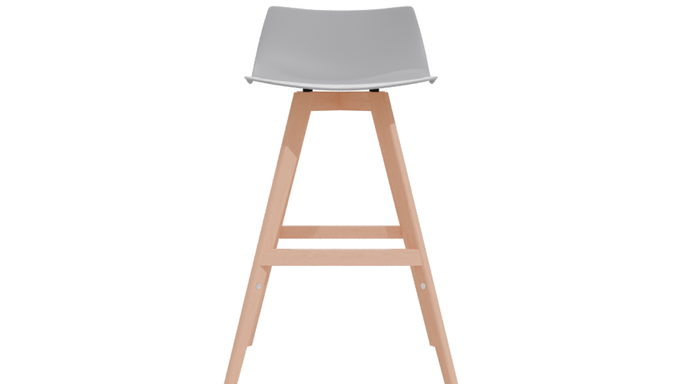 Stylish Bar Stool 3D Model - Professional 3D Model Render 11