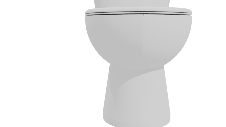 Stylized Bathroom Toilet Model - Professional 3D Model Render 11