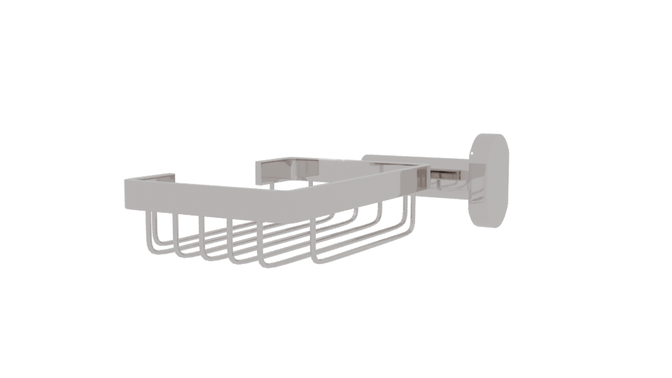 Wall-Mounted Shower Basket 3D - Professional 3D Model Render 3