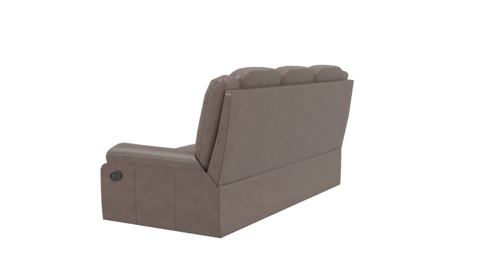 Stylish Modern Reclining Sofa 3D Model - Professional 3D Model Render 3