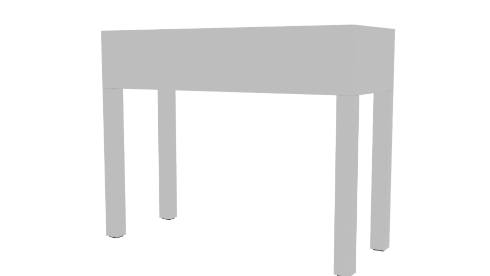 Stylish Modern Console Table - Professional 3D Model Render 6