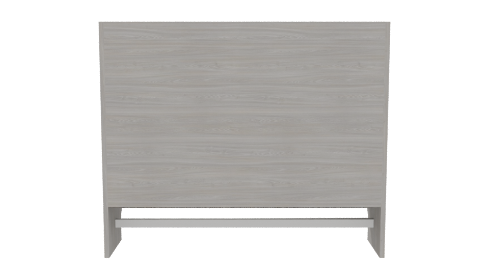 Modern Wooden Bookshelf 3D Model - Professional 3D Model Render 5