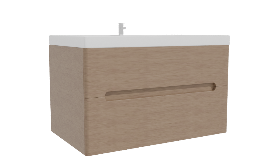 Stylish Modern Freestanding Bathtub 3D Model - Professional 3D Model Render 10