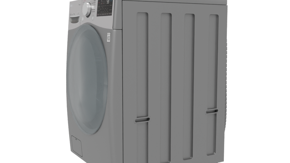 Automatic LG Washer-Dryer 3D Model - Professional 3D Model Render 13