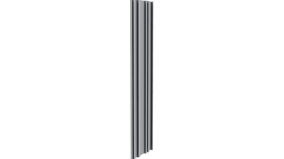 Stylized Vertical Textured Column 3D Model - Professional 3D Model Render 3