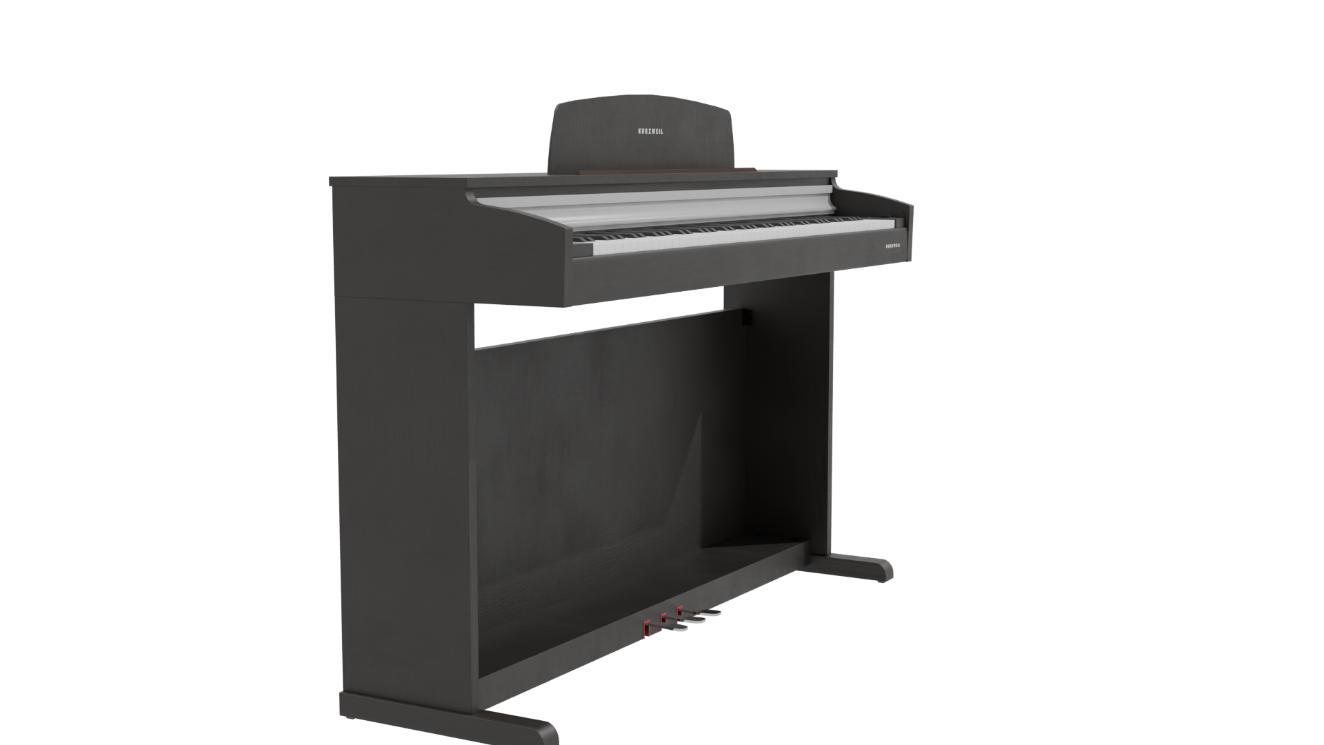 Stylish Digital Piano Model 3D - Professional 3D Model Render 9