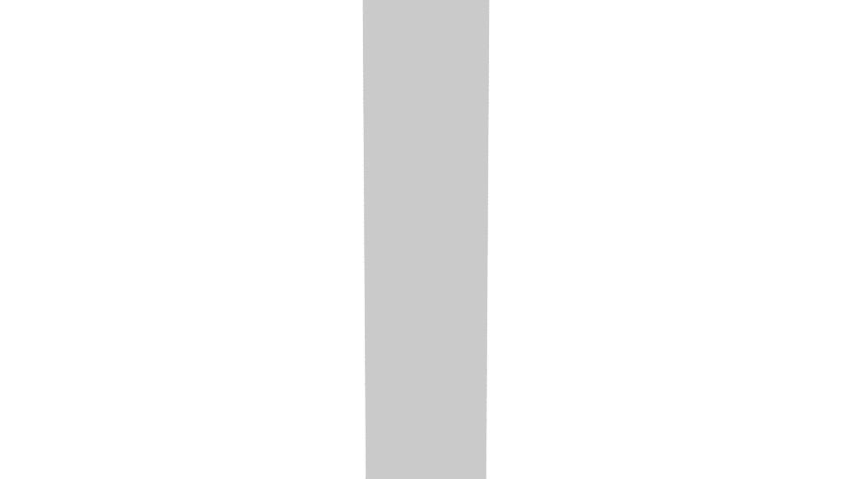 Minimalist Wooden Bookshelf 3D Model - Professional 3D Model Render 2