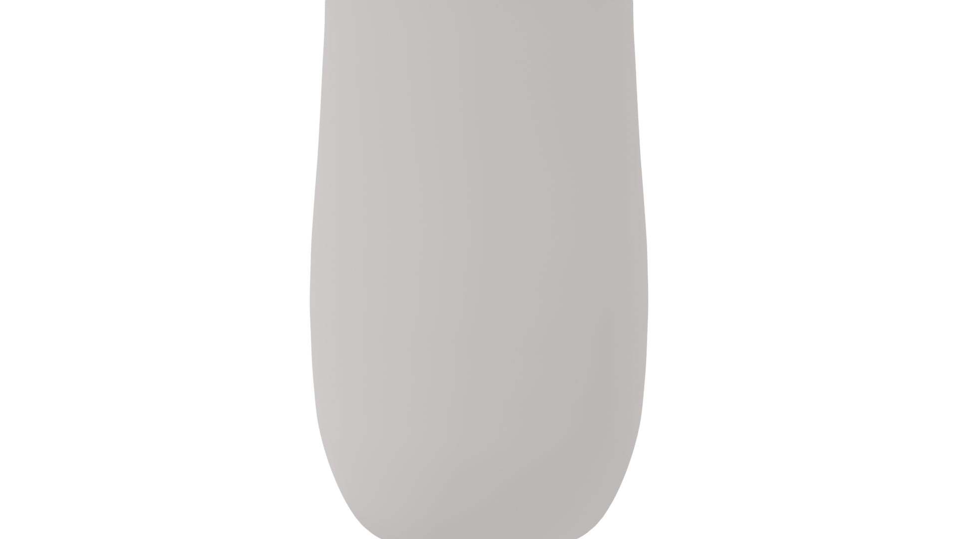 Tall Taupe Fiber Planter 3D Model - Professional 3D Model Render 3