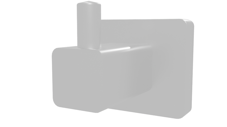 Stylish Minimalist Wall Hook Model - Professional 3D Model Render 12