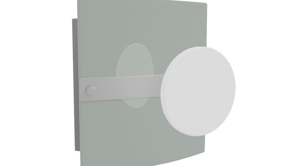 Stylized Metallic Shield 3D Model - Professional 3D Model Render 10