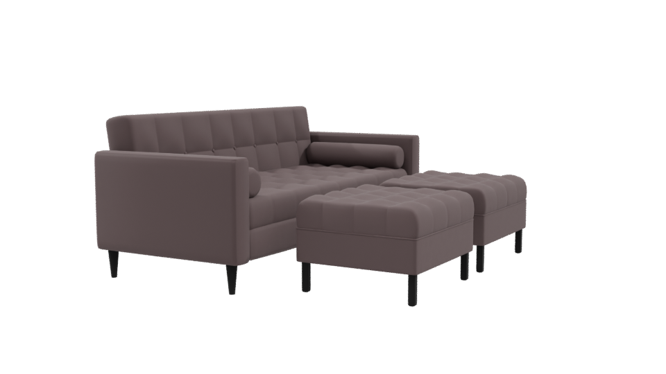 Stylish Modern Sectional Sofa 3D - Professional 3D Model Render 9