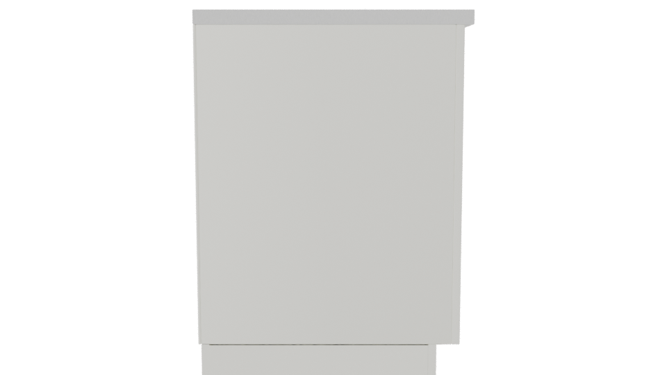 Minimalist Cabinet Storage Unit 3D - Professional 3D Model Render 8