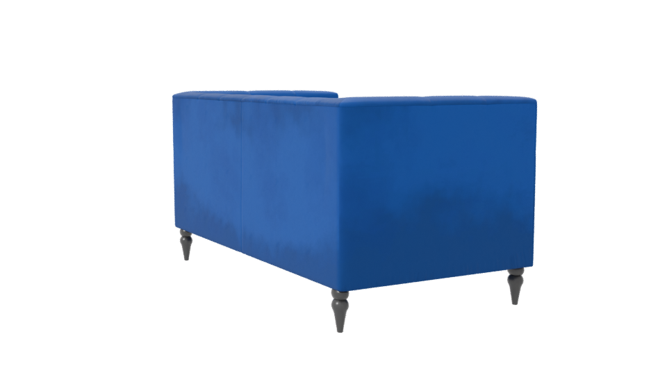 Stylish Blue Sofa Model 3D - Professional 3D Model Render 7