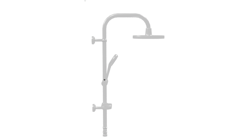 Sleek Shower System 3D Model - Professional 3D Model Render 8