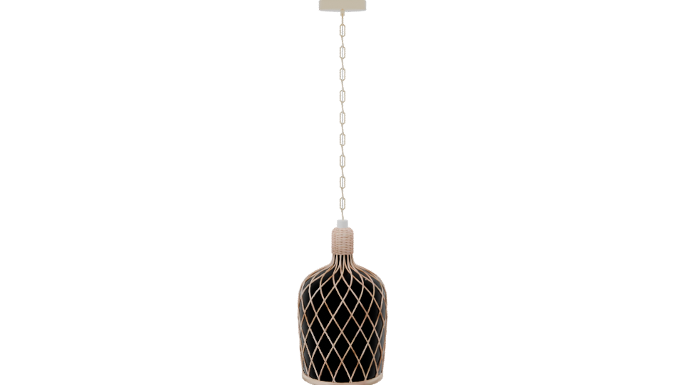 Stylish Pendant Light Fixture 3D - Professional 3D Model Render 8