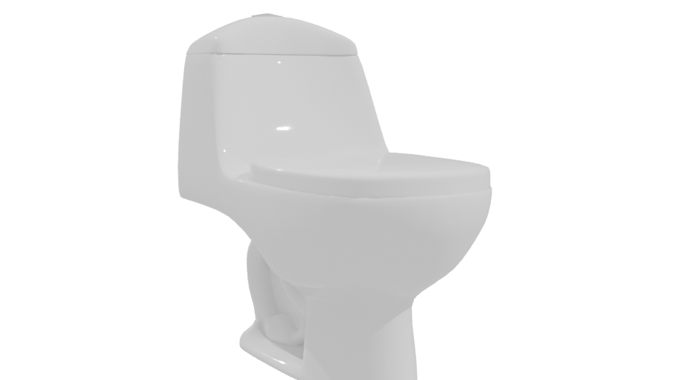 Modern Toilet 3D Model - Professional 3D Model Render 10