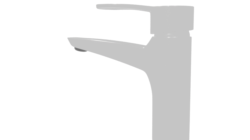 Sleek Modern Kitchen Faucet 3D - Professional 3D Model Render 6