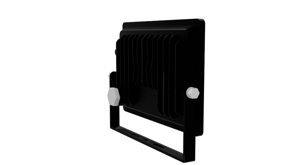 Sleek LED Floodlight 3D Model - Professional 3D Model Render 7