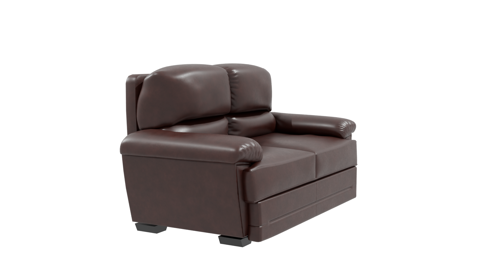 Stylish Leather Sofa 3D Model - Professional 3D Model Render 9
