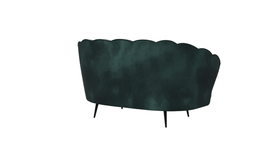 Elegant Green Sofa 3D Model - Professional 3D Model Render 6