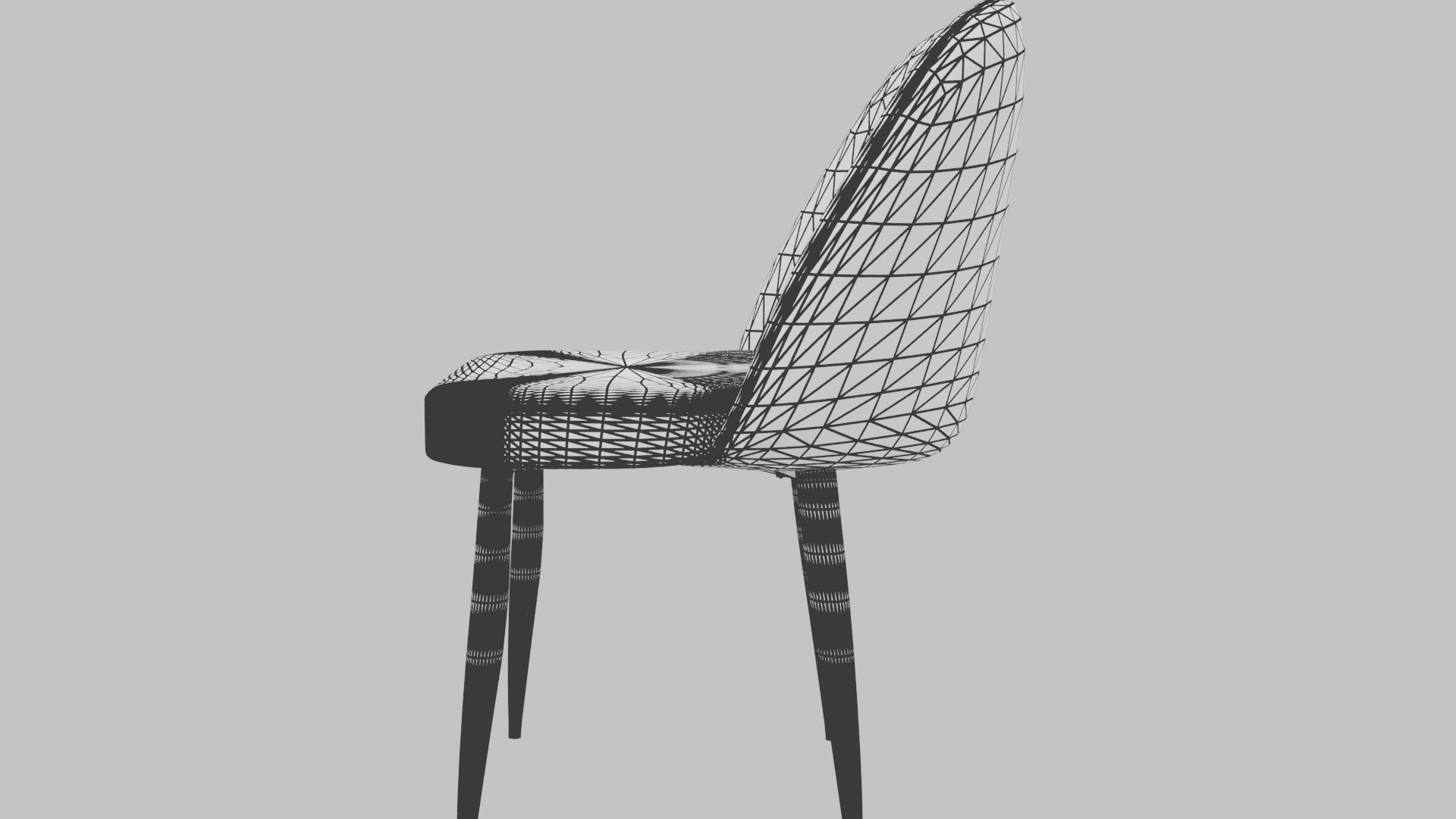 Elegant Modern Dining Chair 3D - Professional 3D Model Render 13