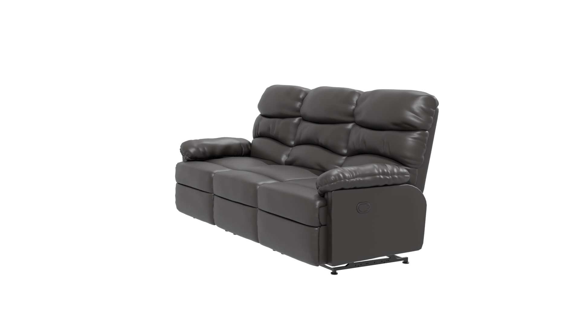 Reclinable Brown Couch 3D Model - Professional 3D Model Render 13