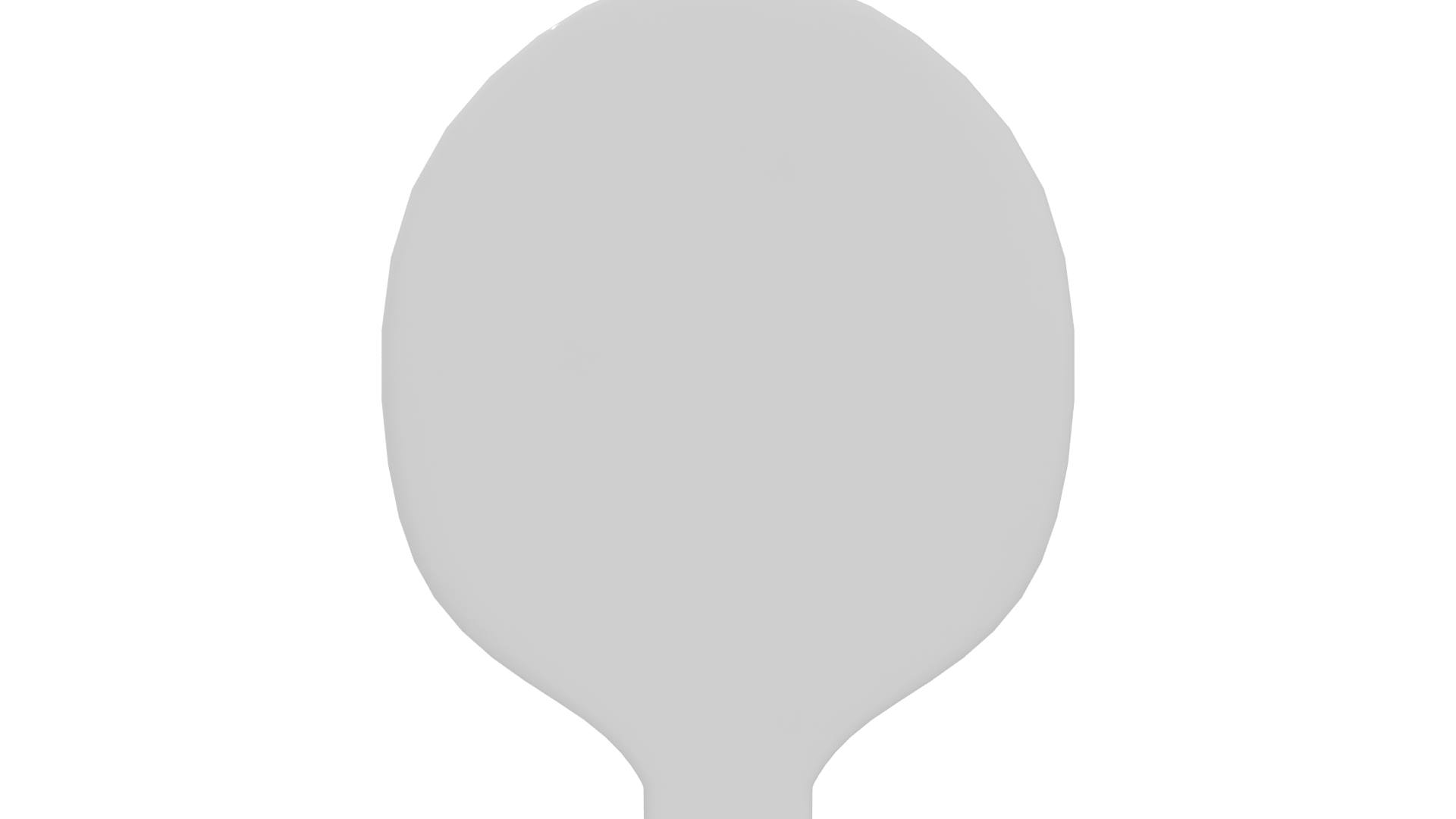 Minimalist Wall-Mounted Urinal Model - Professional 3D Model Render 5