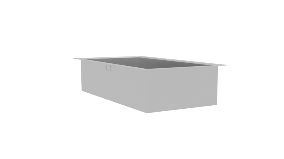 Sleek Modern Bathtub 3D Model - Professional 3D Model Render 7