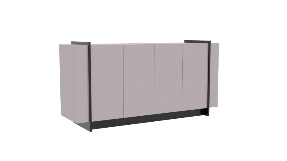 Modern Buffet Cabinet 3D Model - Professional 3D Model Render 10