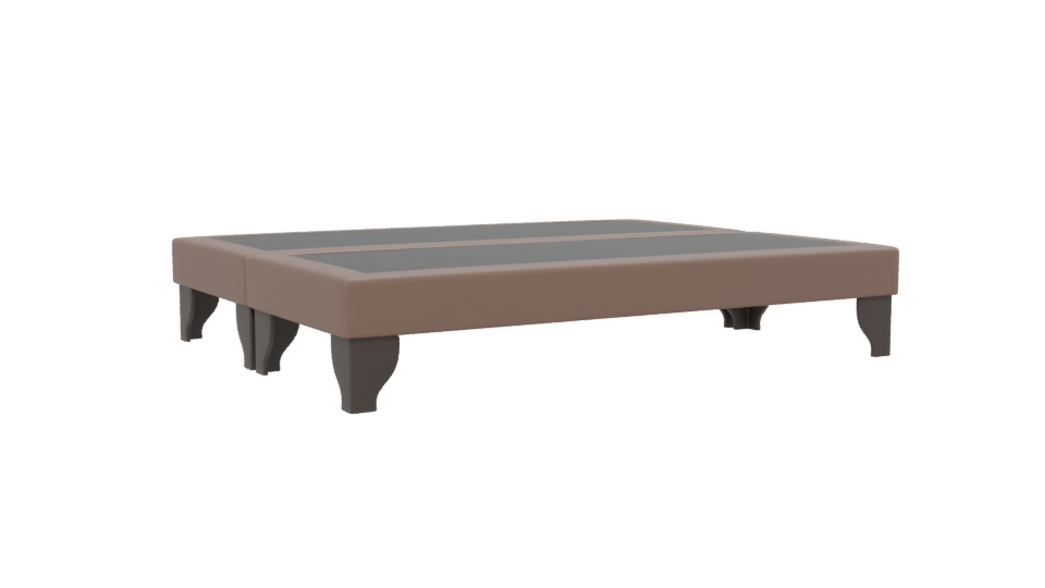 Stylized Wooden Coffee Table Model - Professional 3D Model Render 13
