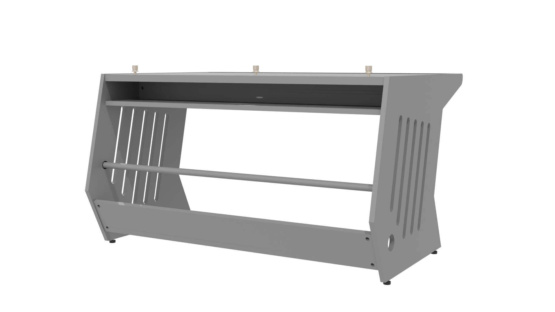 Sleek Modern Office Table 3D - Professional 3D Model Render 6